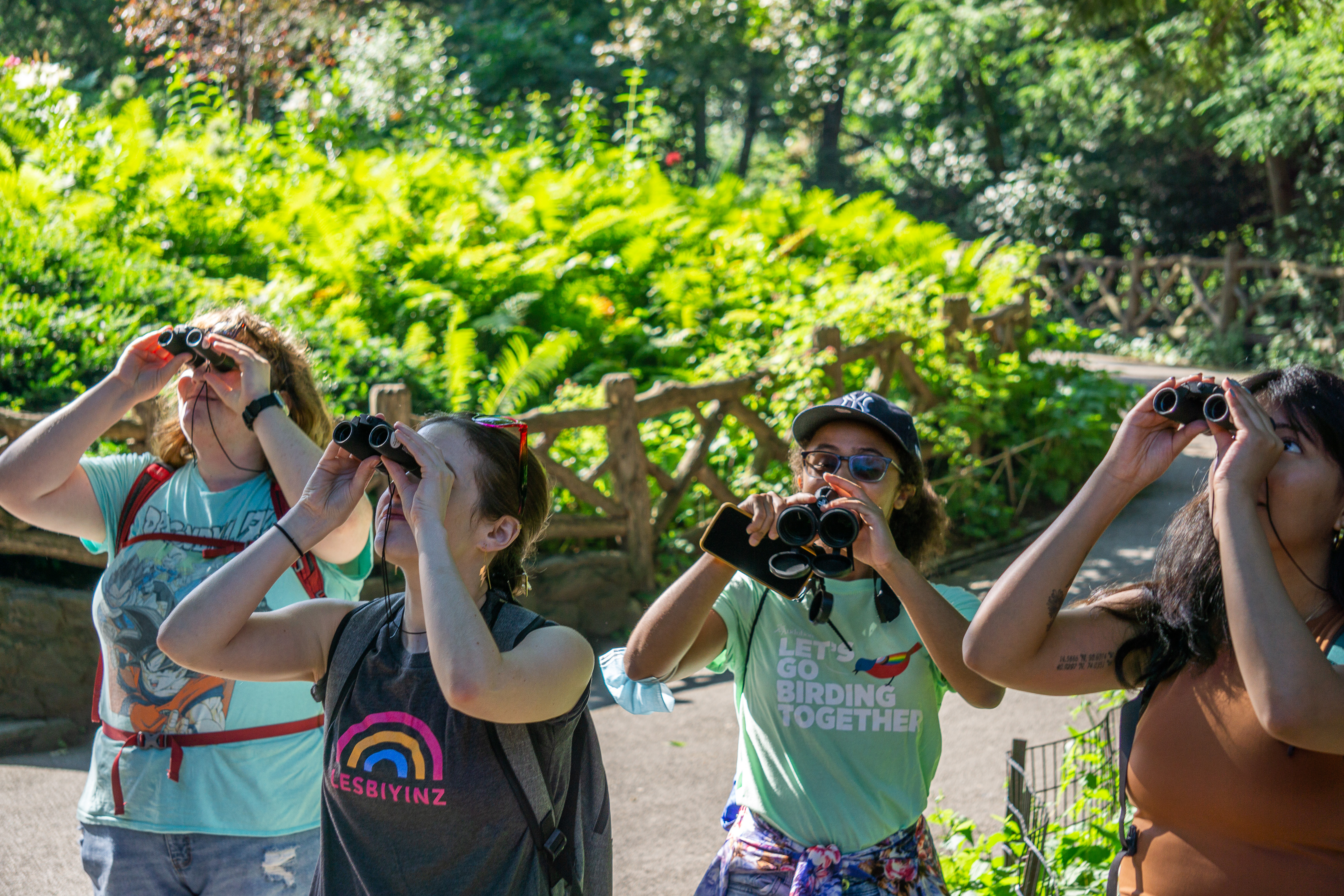 Birding group photo