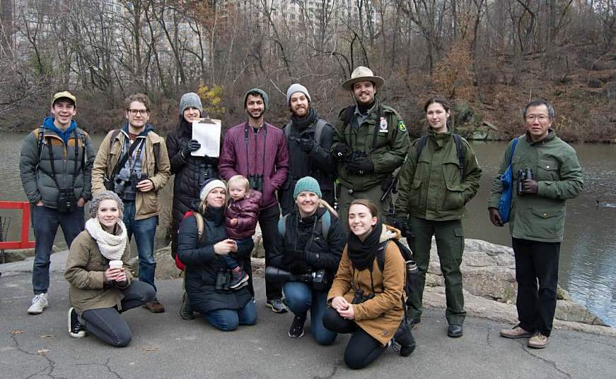 Central Park Audubon Christmas Bird Count 2019, The Southeast Team