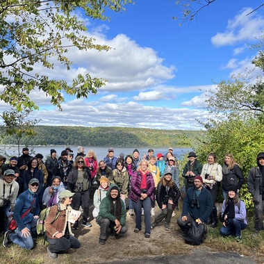 World Migratory Bird Day Outing with the Natural Areas Conservancy at Inwood Hill Park. Photo: Tessa O'Connell