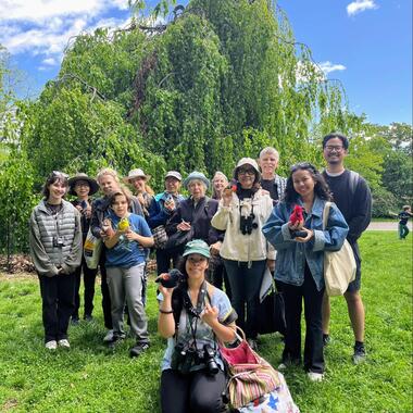 Accessible bird outing on World Migratory Bird Day. Photo: NYC Bird Alliance