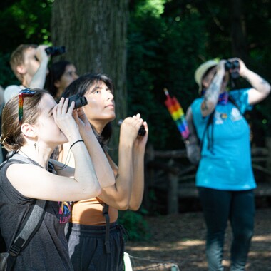 While we host "Let's Go Birding Together (LGBT)" outings throughout the year, Pride Month is the pinnacle of this inclusive, fun programming. Photo: NYC Bird Alliance