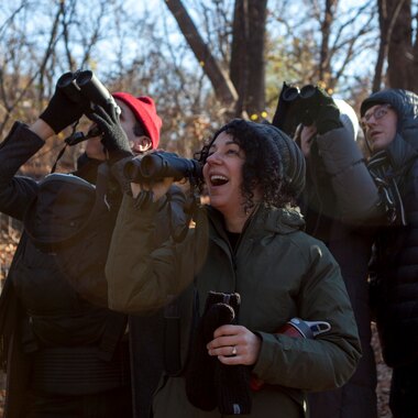 Christmas Bird Count in Prospect Park 2014. Photo: Camilla Cerea / Audubon