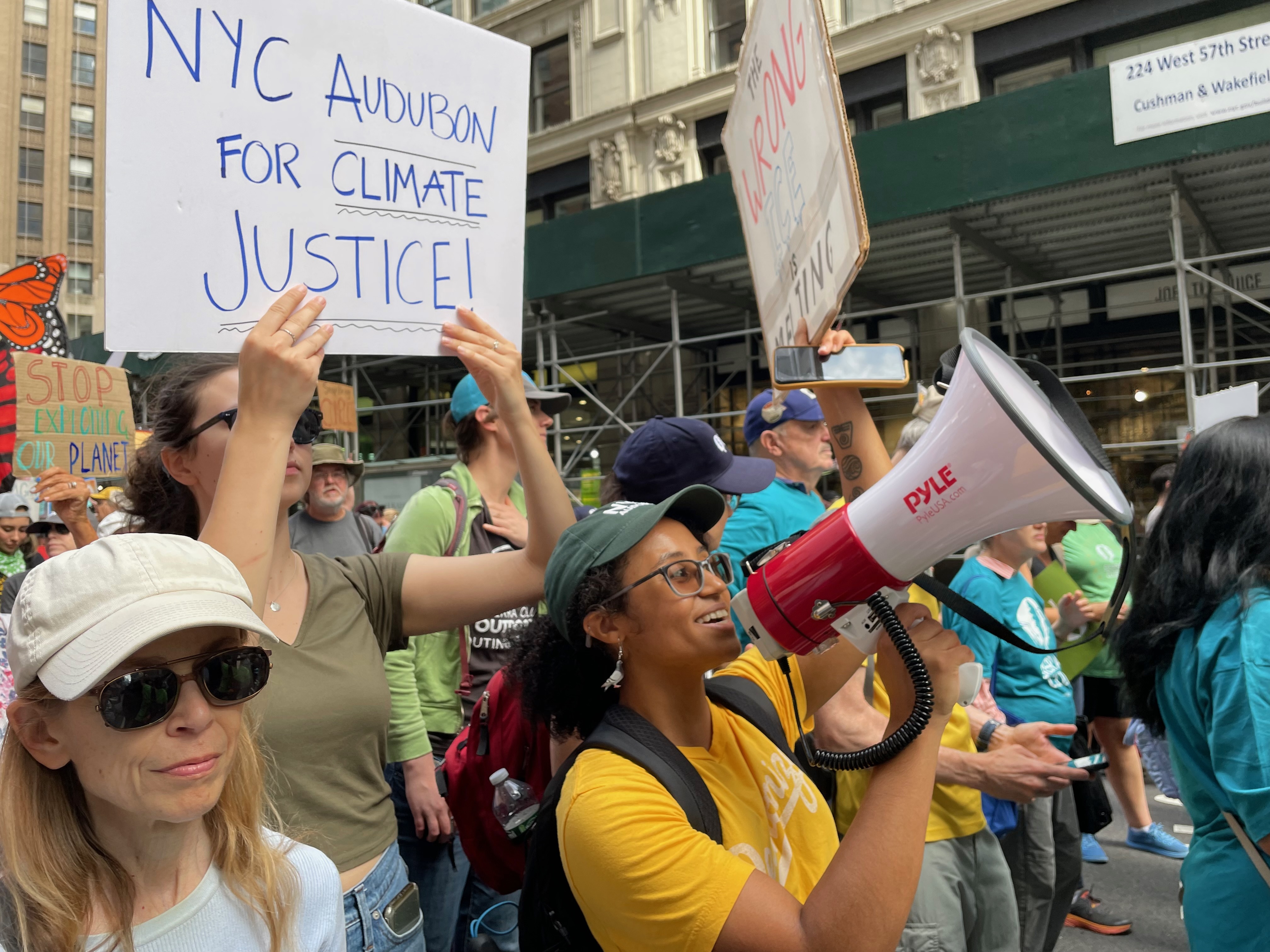 NYC Bird Alliance at the March to End Fossil Fuels in September 2023. Photo: NYC Bird Alliance