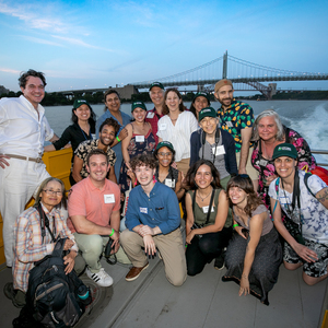 NYC Bird Alliance staff aboard the 2024 Sunset Ecocruise. Photo: JL Gonzeles