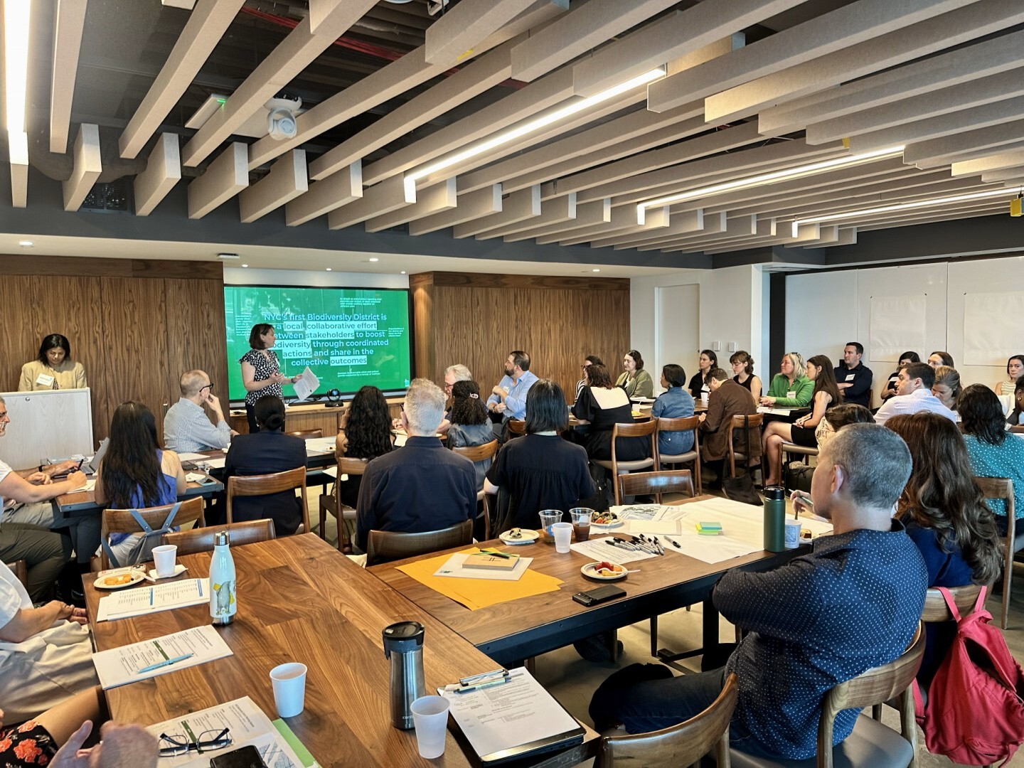 Biodiversity District planning session with partners, June 2025. Photo: NYC Bird Alliance