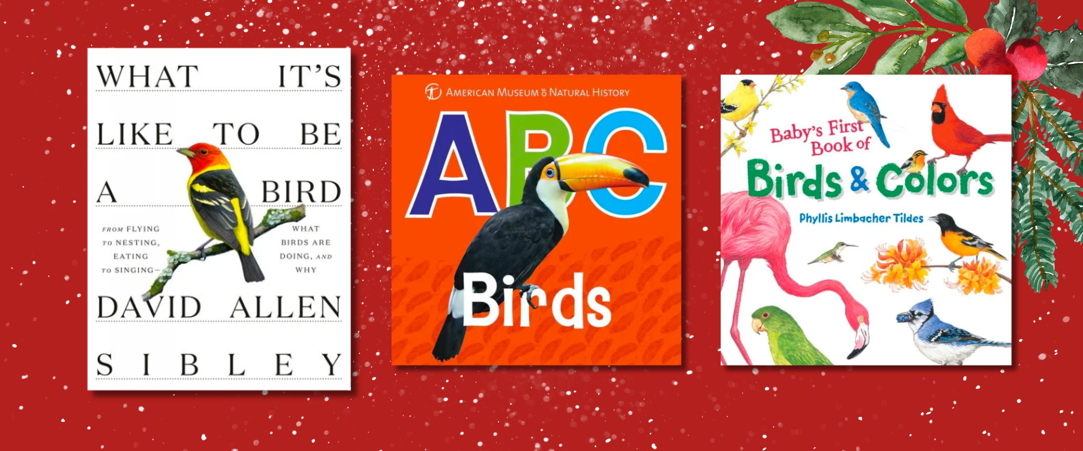 Graphic by NYC Bird Alliance. Photos courtesy of Bookshop.org and Barnes & Noble.