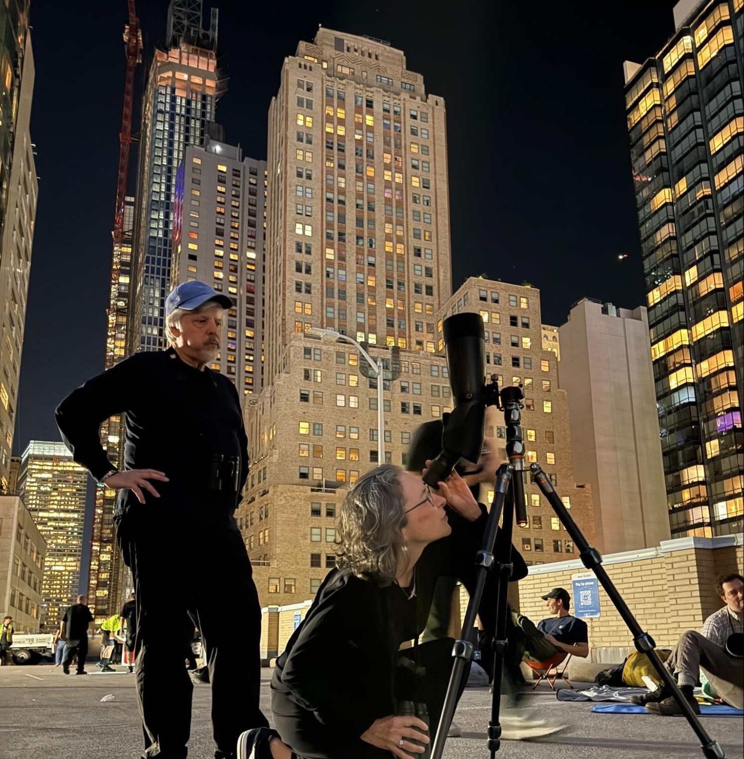 The surrounding light pollution from New York’s buildings continued to disorient the birds, even after pausing the Tribute in Light display. Ⓒ Michelle Talich 