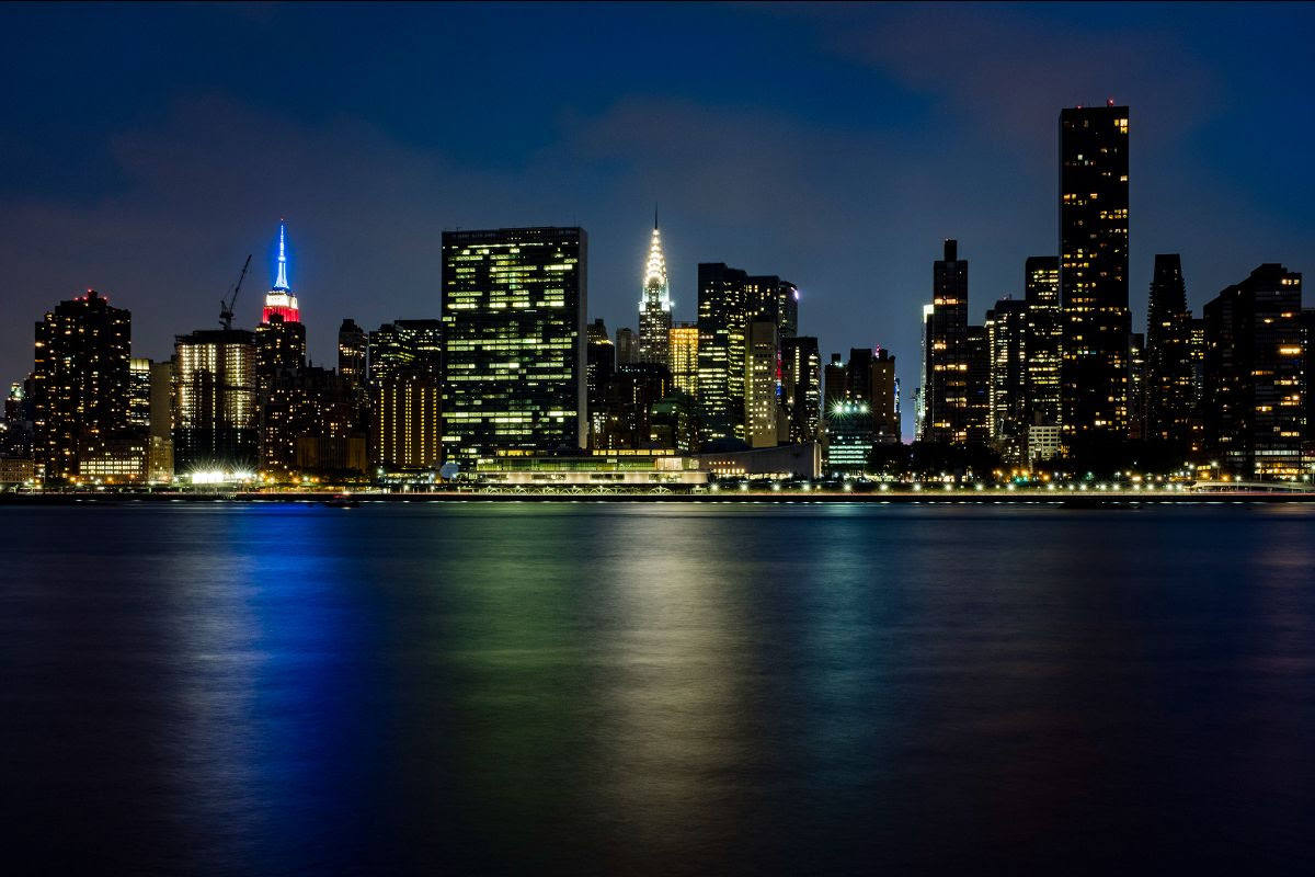 The urban glow of our city can draw in night-migrating birds to our city, disorienting and exhausting them, and making them more likely to collide with windows. Photo: 