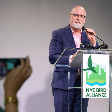 Dr. Eric W. Sanderson was honored at our 2026 Fall Roost © Cyrus Gonzeles