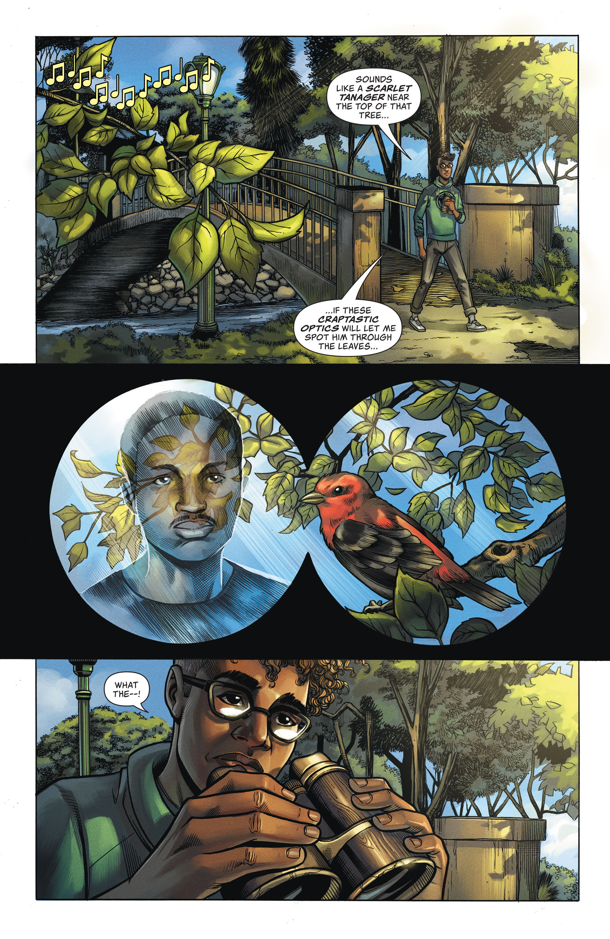 Page 2 of "It’s a Bird." Courtesy of DC Comics