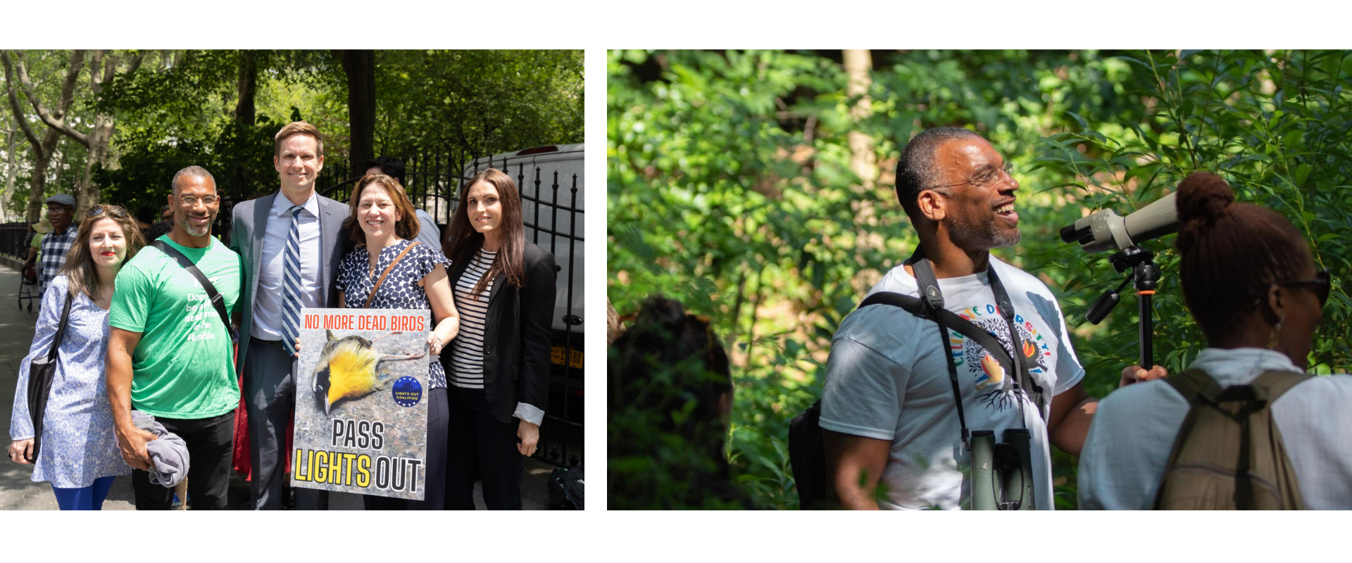 Chris has long been one of NYC Bird Alliance’s most recognizable and enthusiastic ambassadors for inclusivity within birding and conservation.