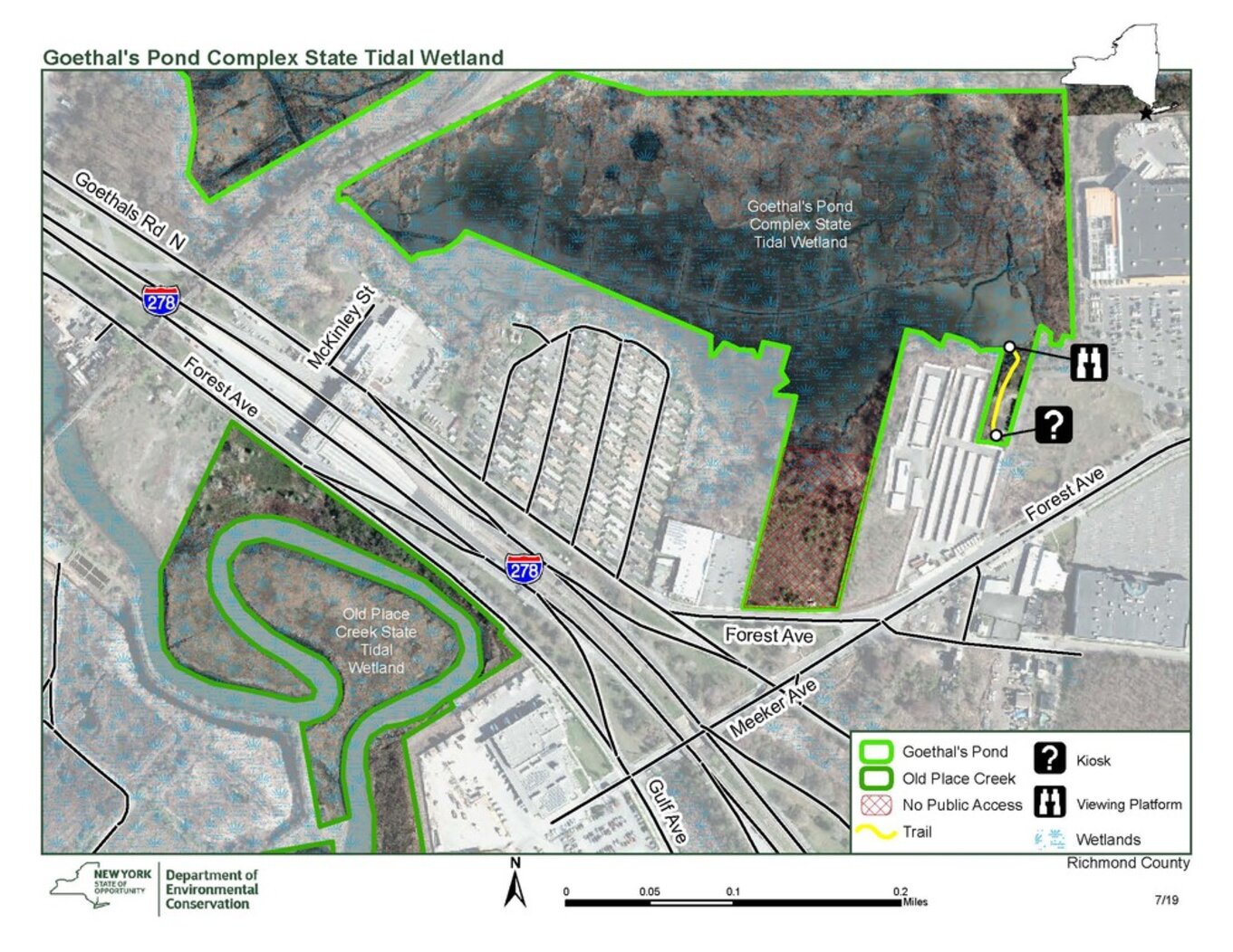 Map courtesy of New York State Department of Environmental Protection